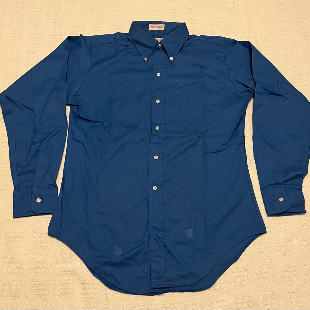Vintage Pennleigh Club 333 Long Sleeve Button Down Shirt Size Medium 15.5
